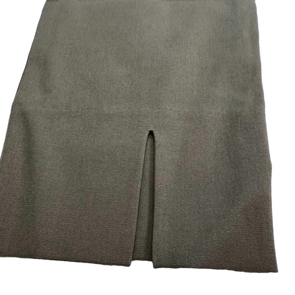 Mizrahi Live! Size 2 Light Olive Green Pull-On Pants Stretch Waist Faux Pockets - Picture 9 of 12